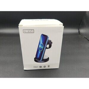 Model CW350 3 In 1 Fast Wireless Charging For Apple iPhones, Watches, & Airpods